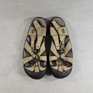 KEEN Venice Mens Closed Toe Sandals Size 11.5 Bison Brown Leather 1002319 - Picture 1 of 12