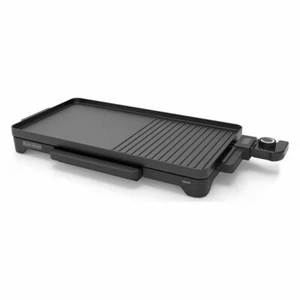 Black & Decker Griddle Tabletop Electric Grill Smooth and Ribbed Plate 2200W - Picture 1 of 6