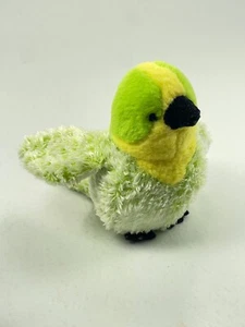 GANZ Stuffed Animal Plush Lil' Kinz Green Yellow Parakeet Budgie Webkinz 6" - Picture 1 of 6