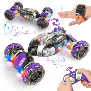 Gesture Sensing RC Stunt Car, Remote Control Cars Transformer Toys for Kids - Picture 1 of 11