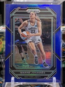 MARINE JOHANNES RC 2023 PANINI PRIZM WNBA #6 BLUE /175 SP ROOKIE LIBERTY 🔥🔥 TZ
