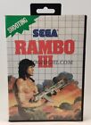 SEGA MASTER SYSTEM RAMBO 3 GAME VINTAGE 1988 USED IN SEALED BOX