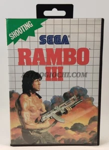 SEGA MASTER SYSTEM RAMBO 3 GAME VINTAGE 1988 USED IN SEALED BOX - Picture 1 of 9