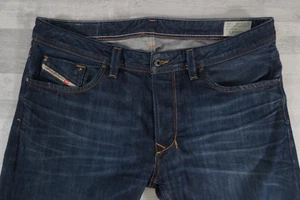 Pantalones de mezclilla para hombre Diesel LARKEE regulares rectos azules W36 L28 lavado 0806W - Imagen 1 de 16