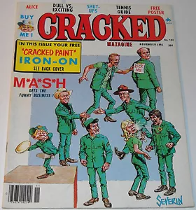 Cracked Magazine No 182 November 1981 M*A*S*H Gets The Funny Business! - Picture 1 of 6