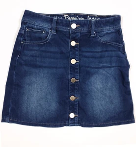 Justice Premium Jeans Girls Jean Skirt Blue Size 14S - Picture 1 of 11
