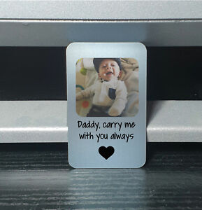 Daddy Gift Fathers Day Personalised Wallet Card Son Special Birthday Gift