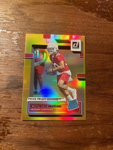KEAONTAY INGRAM 2022 Panini Donruss Gold Holo Press Proof ROOKIE! CARDINALS