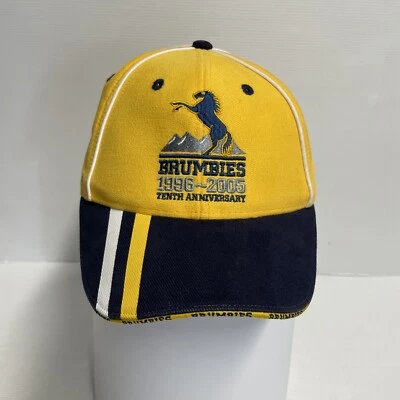 Brumbies Rugby ACT Hat 2005 Members Cap 1996 - 2005 Tenth Anniversary - image 1 of 4