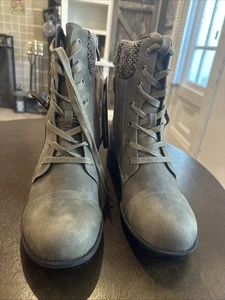 Botas de Combate Wanderlust Mujer con Cordones Impermeables Veganas 3 Temporadas Nuevas con Etiquetas - Imagen 1 de 15