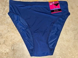 Nwt Maidenform DMBTHB Barely There Invisible Look High Leg Panty Sm 5 Navy Blue - Picture 1 of 2