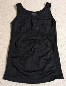 Time And Tru Womens X Large Black Nylon Blend Sleeveless Maternity Shirt 23 - Picture 1 of 3