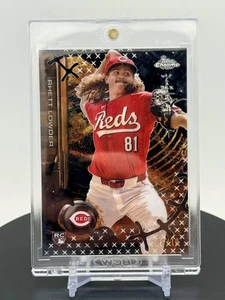 2025 Topps Chrome Cactus Jack - #41 Rhett Lowder RC ⚫ BLACK Refractor /10 Rookie - Picture 1 of 4