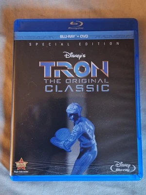 Tron оригинальный классический Blu-ray DVD 2-диск специальное издание Disney - Изображение 1 из 4