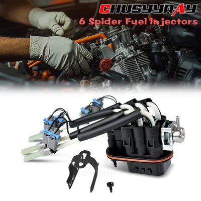 Inyector de combustible FJ503 Spider 6 cilindros para GMC Jimmy 1996-2002 motor V6 de 4,3 L Foto 1 de 4