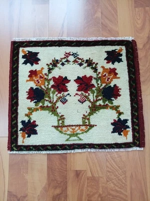 Alfombra cuadrada blanca caucásica alfombra decoración armenia alfombra floral oriental alfombra envío gratuito Foto 1 de 4