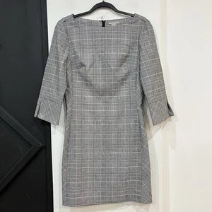 H&M Etuikleid Hahnentritt Größe 6 Preppy Büro Business Twee - Bild 1 von 6