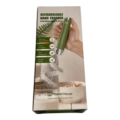 Rechargeable Hand Milk Frother by Maestri House MMF-BX07 - Image 1 of 3