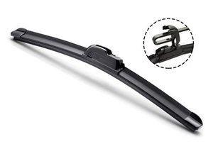22" (558mm) ALL SEASON U or J Hook BRACKETLESS WINDSHIELD WIPER BLADE V504 - Bild 1 von 7