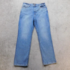 TEAR Judy Blue Vintage Straight Light Blue Denim Jeans Womens 11/30 Stretch High - Picture 1 of 14