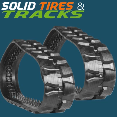 2 pistas de goma para minicargadora 13" 320x86x54 se adapta a Komatsu SK815, SK820, Yanmar T-175 Foto 1 de 4