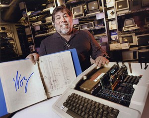 Steve Woz Wozniak SIGNED 11x14 PHOTO Co-Founder APPLE II COMPUTER AUTOGRAPHED Steve Woz Wozniak SIGNED 11x14 PHOTO Co-Founder APPLE II COMPUTER AUTOGRAPHED
