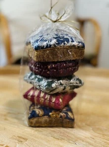 Vintage Gypsy-Chic Kerze bestückt Kissenbezug Display Sammlerstück Boho - Bild 1 von 11