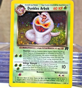GERMAN RELEASE Dark Arbok - 2/82 - Very Rare Holographic - Team Rocket - Picture 1 of 3