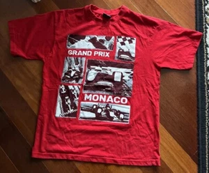 2 MEN’S T-SHIRTS Size M. MONACO GRAND PRIX and CALIFORNIA HUNTINGTON BEACH - Picture 1 of 4