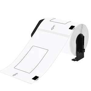 4" x 6" DK 1241 Address White Paper 200 Labels P/R For Brother QL-1100 1050N - Picture 1 of 24