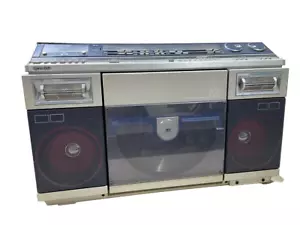 SHARP VZ-V2 Boombox Records Cassette used vintage Double sided Playback JUNK - Picture 1 of 8