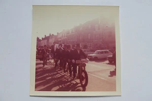 09A62 Antique Photo Snapshot Feast Parade Giants Flandre Wormhout Years 60 - Picture 1 of 1
