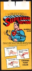 Tatuaje Topps Superman 1960 - Flecha Verde - Fantástico Estado Sin Usar - Imagen 1 de 2