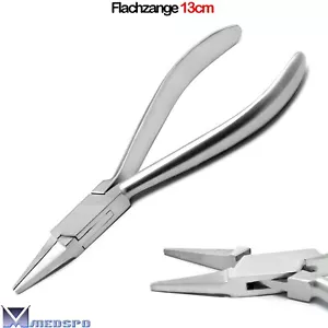 Kieferorthopädie Flachzange Zahntechnik Drahtbiegezange KFO Zange Zahnzange 13cm - Bild 1 von 5