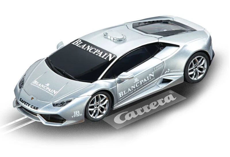 Coche de seguridad digital Carrera 20030746 Lamborghini Huracán con luces coche ranura 1/32 Foto 1 de 1