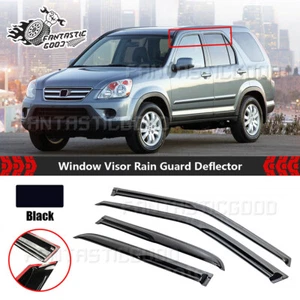Para Honda CR-V 2002-2006 Viseras de ventana Protector de lluvia Ventilación de viento Deflector de sombra 4 piezas - Imagen 1 de 6