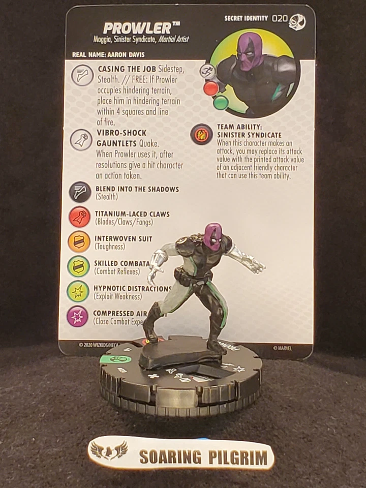 PROWLER - 020 poco común - Spider-Man & Venom Absolute Carnage Heroclix #20 Foto 1 de 1