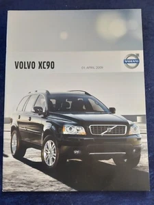 VOLVO XC90 Preisliste 4.2009 - Picture 1 of 3