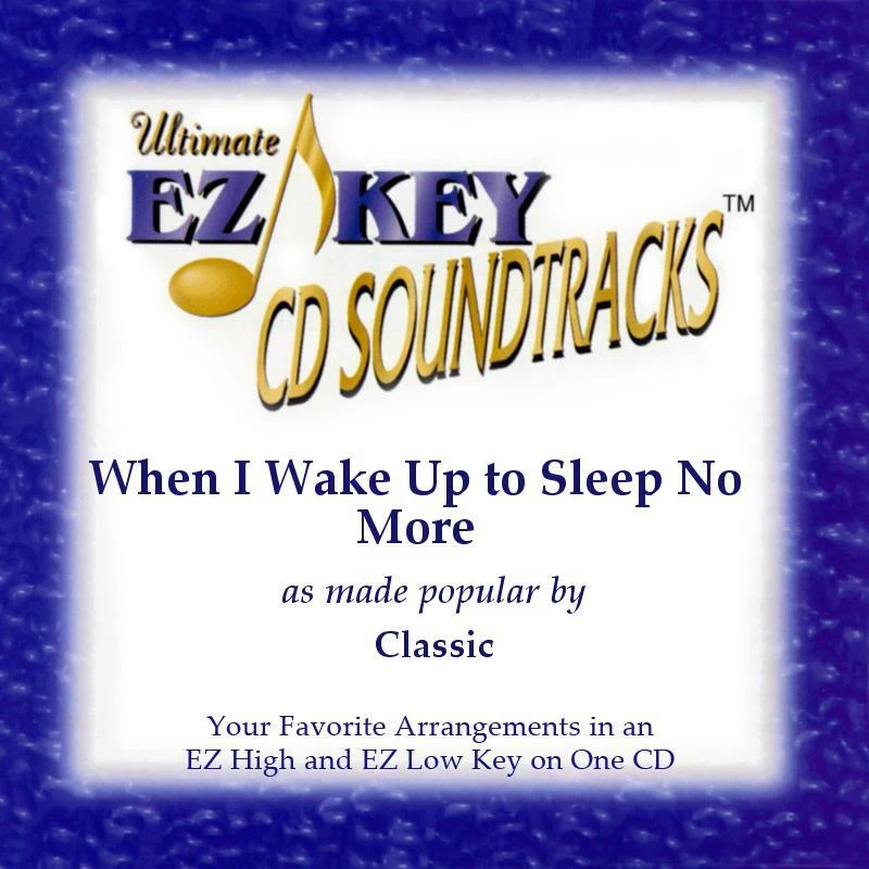 When I Wake Up to Sleep No More - Classic - Accompaniment Track - Image 1 of 1
