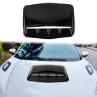 Air Flow Intake Hood Scoop Vent Bonnet Cover Trim Universal Car Decorative Black