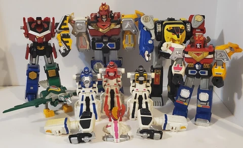 Power Rangers Zords Lot Lost Galaxy Operation Overdrive Ninja Megazord and More Cover