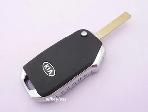 OEM 2019-2021 KIA SOUL flip keyless entry remote fob 95430-K0000 + NEW KEY BLADE - Picture 1 of 3