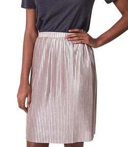 NUEVO CON ETIQUETAS Ann Taylor_LOFT Mujer $69.50 Falda Metálica Rosa Piemez Brillante, Talla M - Imagen 1 de 1