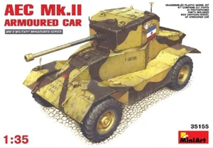 Aec Mk2 Armoured Car 1:35 Plastic Model Kit Ma35155 Miniart - Picture 1 of 1