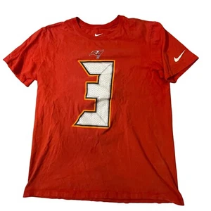 T-shirt calcio vintage anni 2000 Nike Tampa Bay Buccaneers Winston atletica rossa M - Foto 1 di 6
