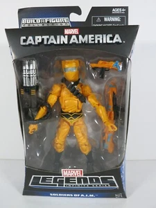 2013 Hasbro Marvel Legends Captain America SOLDIERS OF A.I.M. Mandroid Baf NEW! - Picture 1 of 10