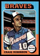 1975 Topps Minis Craig Robinson Atlanta Braves #367