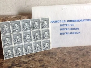 U.S. 4 cents cent Abraham Lincoln US Postage Stamp Uncut Sheet Of 25 - Picture 1 of 3
