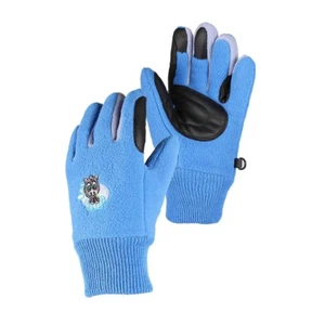 AKTION Zweifarbige warme Fleece Handschuhe mit Stickerei für Kinder J3- S - Bild 1 von 2