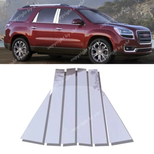 US Chrome Window Pillar Posts Door Trim Cover For GMC Acadia 2007-2016 - Foto 1 di 7